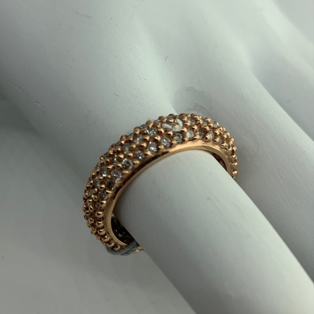 10kt Rose Gold and Diamond Women's Ring - Picture 1 of 6